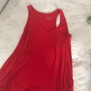 red short sleeve shirt